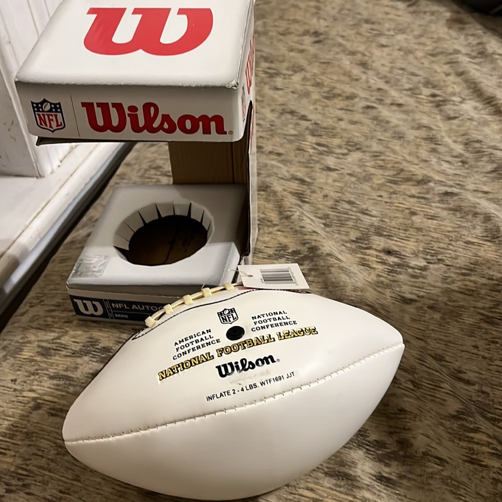 Wilson No box SIGNED Autographed football #49 - Picture 9 of 9